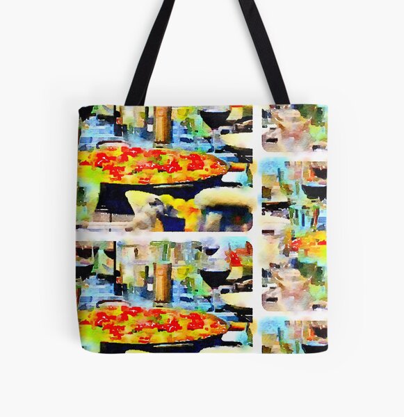 Paella All Over Print Tote Bag