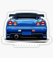 R34 GT-R Sticker