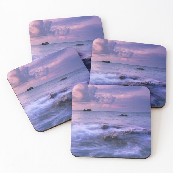 Item preview, Magical beach view and with blue waves designed and sold by Durgaa D.