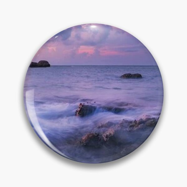 Item preview, Magical beach view and with blue waves designed and sold by Durgaa D.