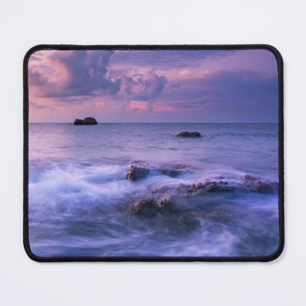 Item preview, Magical beach view and with blue waves designed and sold by Durgaa D.