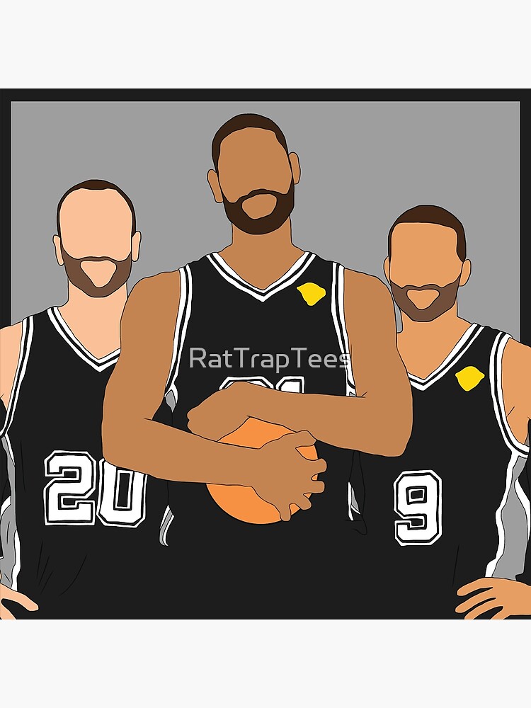 Kawhi Leonard San Antonio Spurs adidas Youth Game Time Flat Name & Number  T-Shirt - Black