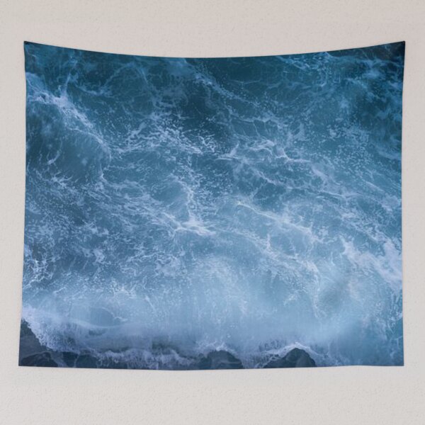 Item preview, Beautiful beach view and with blue waves designed and sold by Durgaa D.