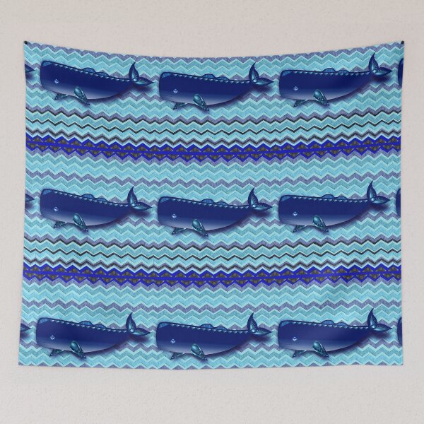 Item preview, SPERM WHALE 148 ON A WAVE. designed and sold by sana90.