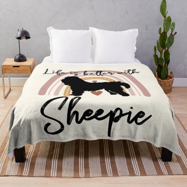 Item preview, Old English Sheepdog Sheepie Rainbow Aesthetic Boho designed and sold by rafaeltto.
