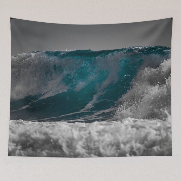 Item preview, Beautiful ocean view and with blue waves designed and sold by Durgaa D.