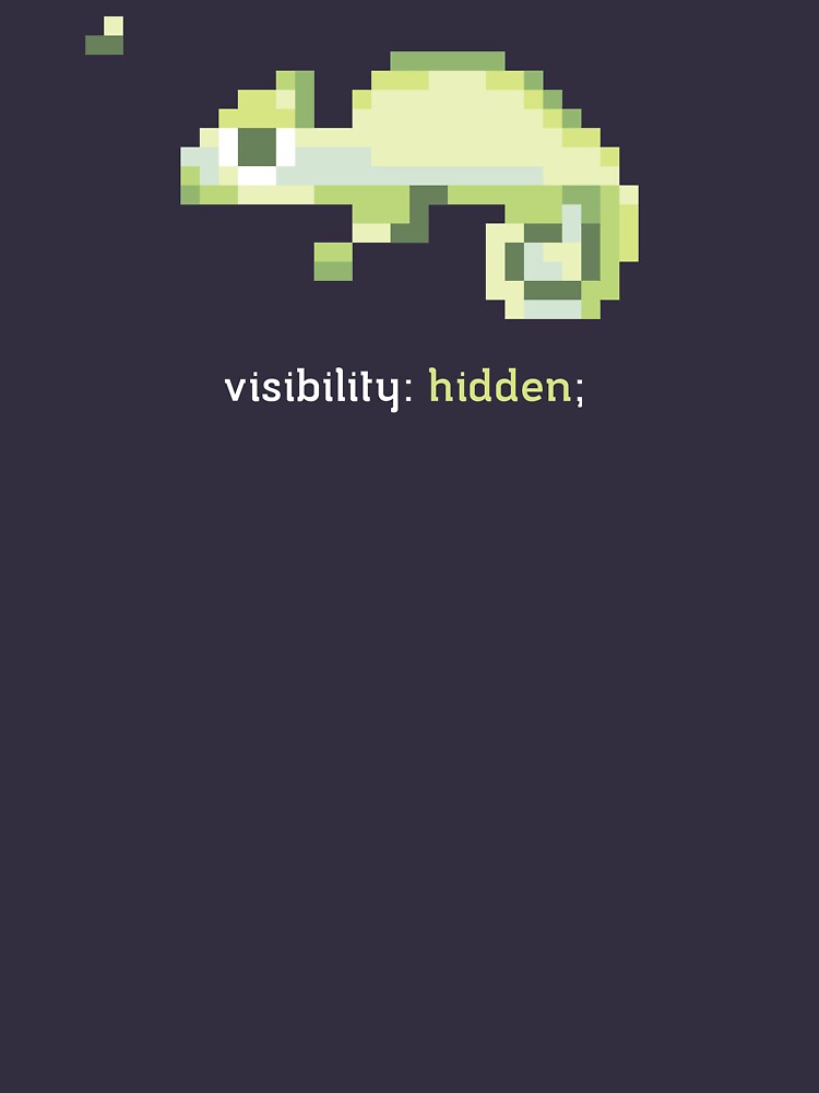 CSS 8-bit Chameleon - Programming by blushingcrow