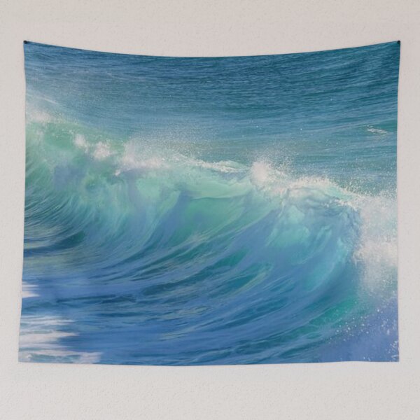 Item preview, Beautiful ocean view and with blue waves designed and sold by Durgaa D.