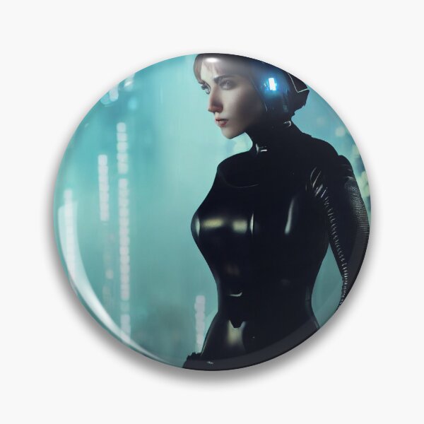 Item preview, Futuristic Glorious Cybernetic Stealth Assassin designed and sold by Stanley de Wekker.