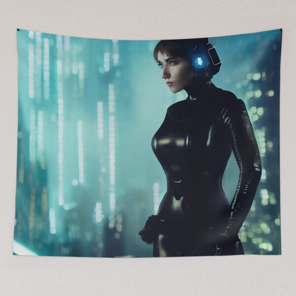 Item preview, Futuristic Glorious Cybernetic Stealth Assassin designed and sold by Stanley de Wekker.