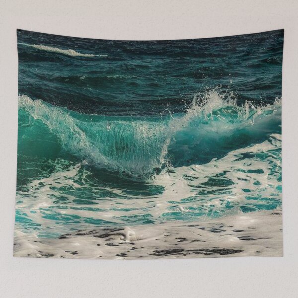 Item preview, Beautiful ocean view and with blue waves designed and sold by Durgaa D.