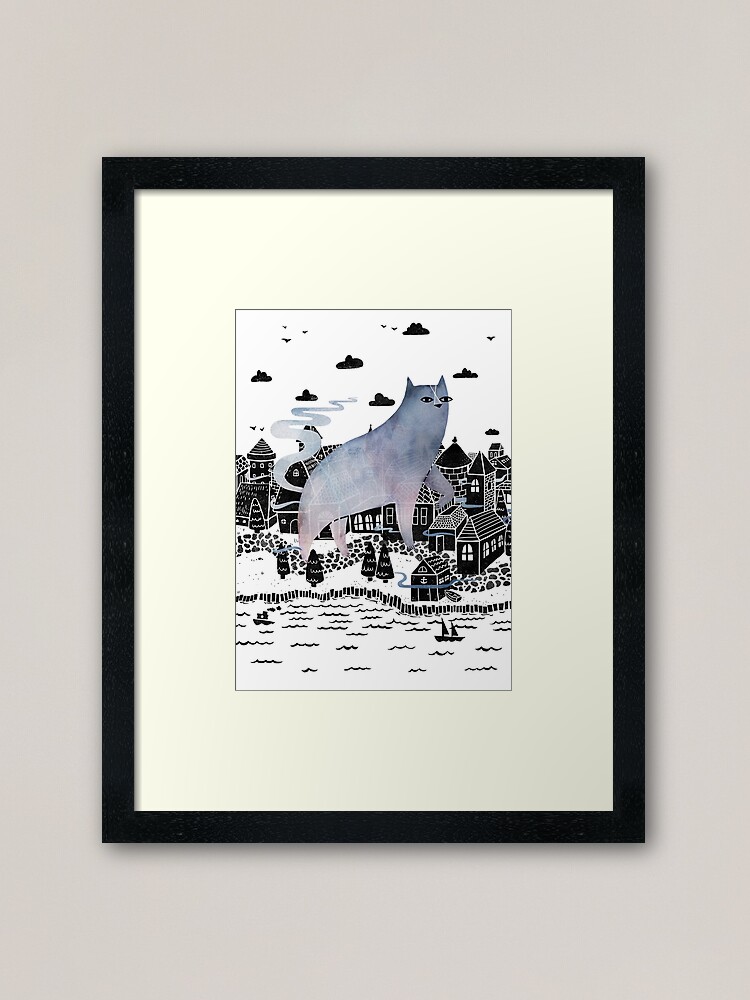 Alternate view of The Fog Framed Art Print