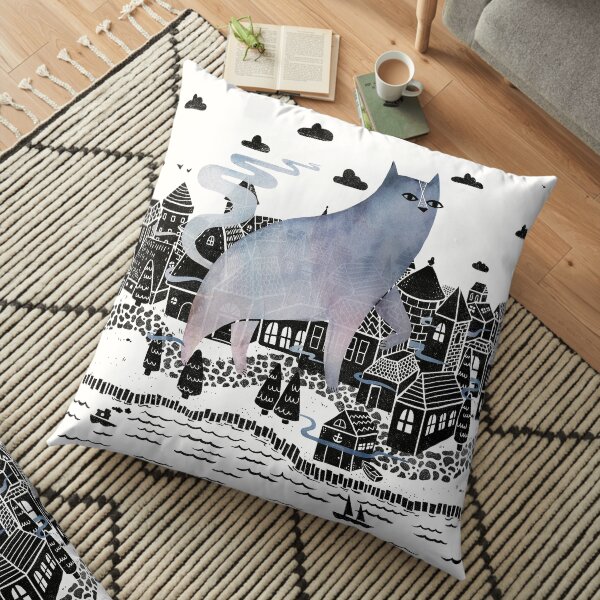 The Fog Floor Pillow