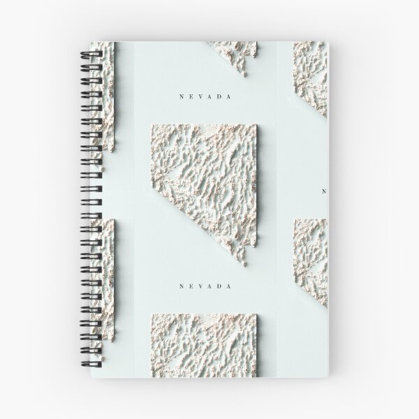 Item preview, Nevada, USA Shaded Relief Map 3D digitally-rendered designed and sold by ThinkAboutMaps.