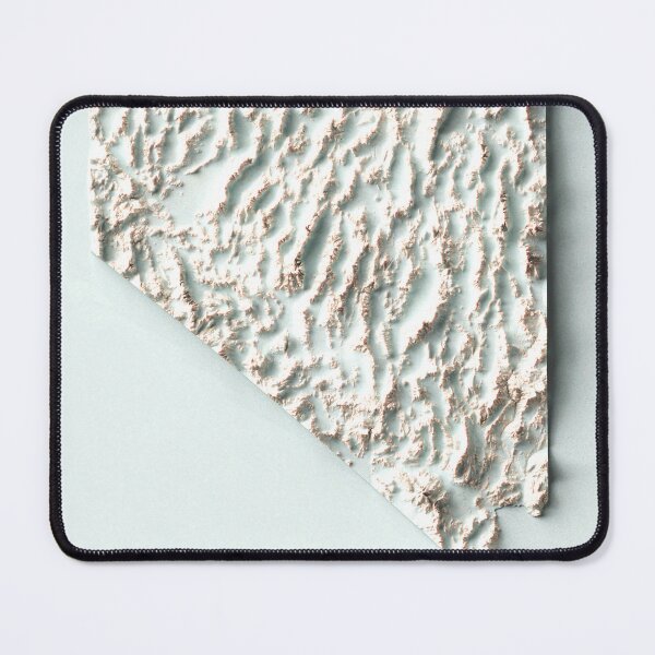 Item preview, Nevada, USA Shaded Relief Map 3D digitally-rendered designed and sold by ThinkAboutMaps.