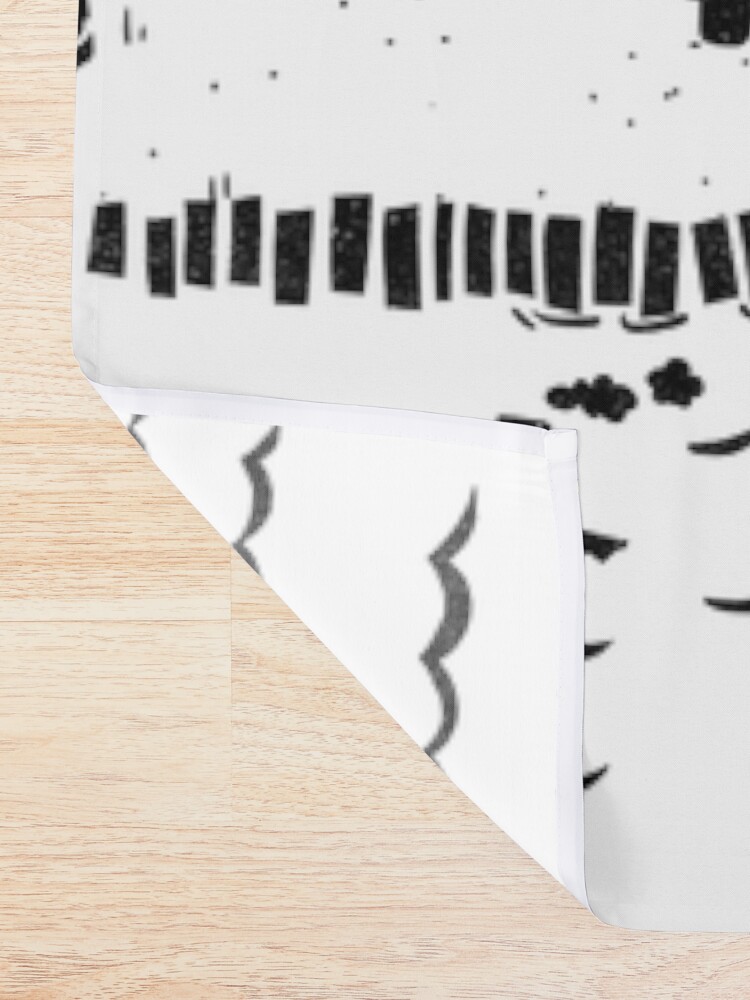 Alternate view of The Fog Shower Curtain