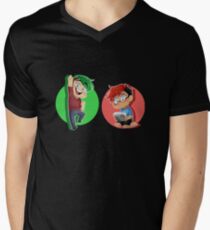 Markiplier & Jack Septic eye Merchandise Men's V-Neck T-Shirt