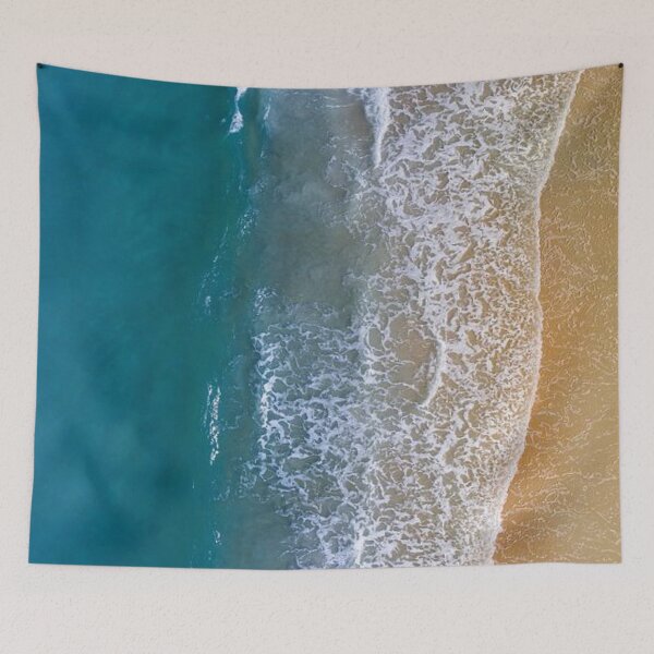 Item preview, Beautiful ocean view and with blue waves designed and sold by Durgaa D.