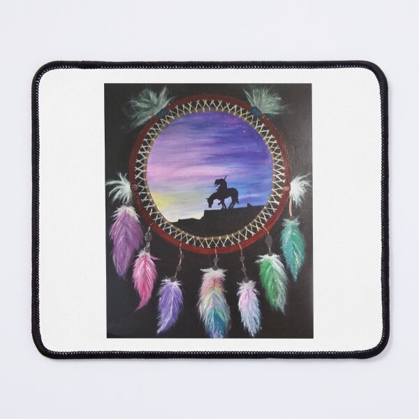 Item preview, End of the trail dream catcher designed and sold by mkfloriomanning.