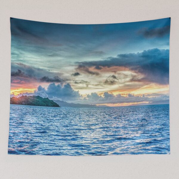Item preview, Beautiful ocean view and with blue waves designed and sold by Durgaa D.