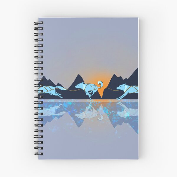 Item preview, Sled dogs at dawn designed and sold by Charlotte Philtjens.