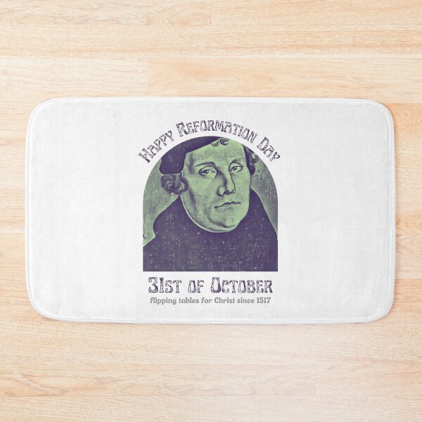 Item preview, Happy Reformation Day Sinners Saved By Grace Reformation Day October 31st designed and sold by 18thCircusCat.