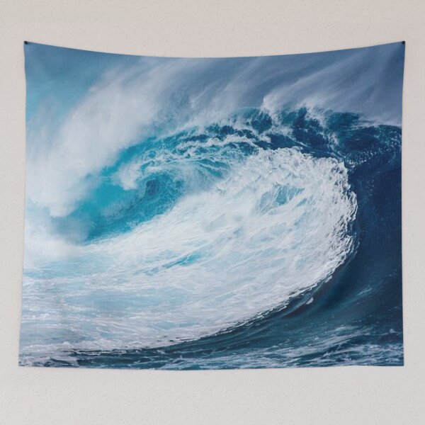Item preview, Beautiful ocean view and with blue waves designed and sold by Durgaa D.