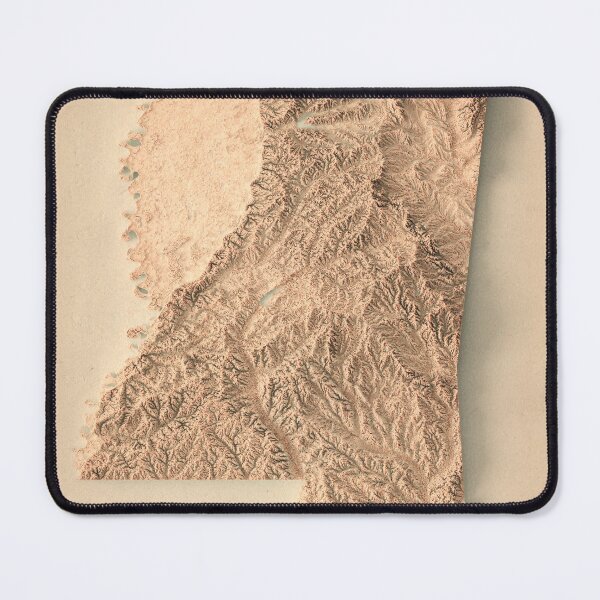 Item preview, Mississippi, USA Shaded Relief Map 3D digitally-rendered designed and sold by ThinkAboutMaps.