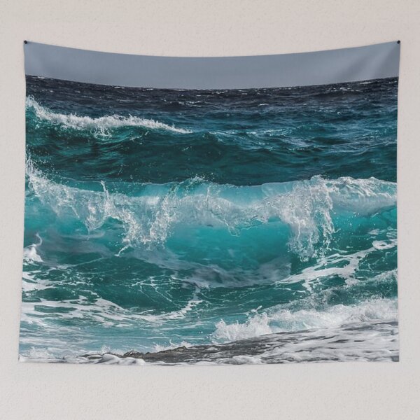 Item preview, Beautiful ocean view and with blue waves designed and sold by Durgaa D.