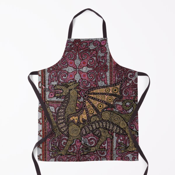 Item preview, Medieval Dragon in Red designed and sold by DrKimsFineArt.