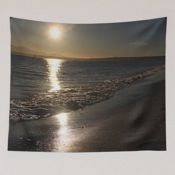 Item preview, Beautiful ocean view and with blue waves designed and sold by Durgaa D.