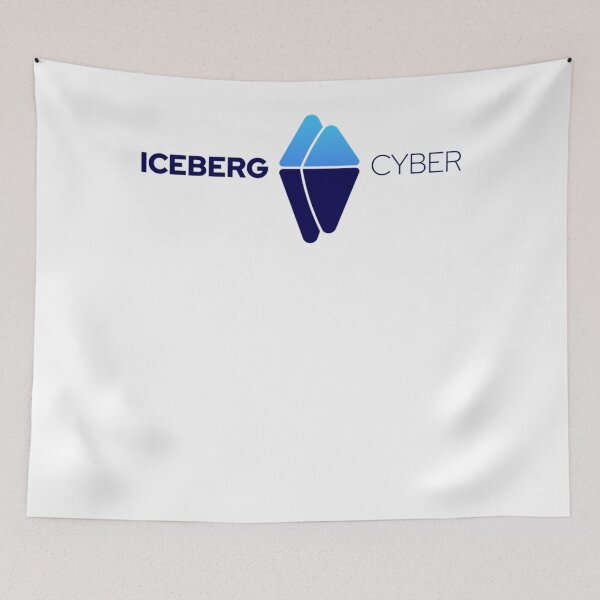 Item preview, Iceberg - Logo + Words - Horizontal Blue  designed and sold by jefferyholder.