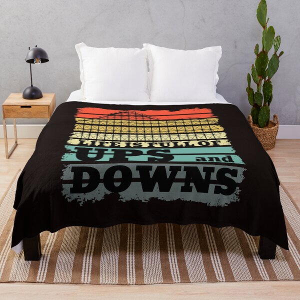 Item preview, Rollercoaster Vintage Sunset Life is Full of Ups and Downs designed and sold by davestees506.