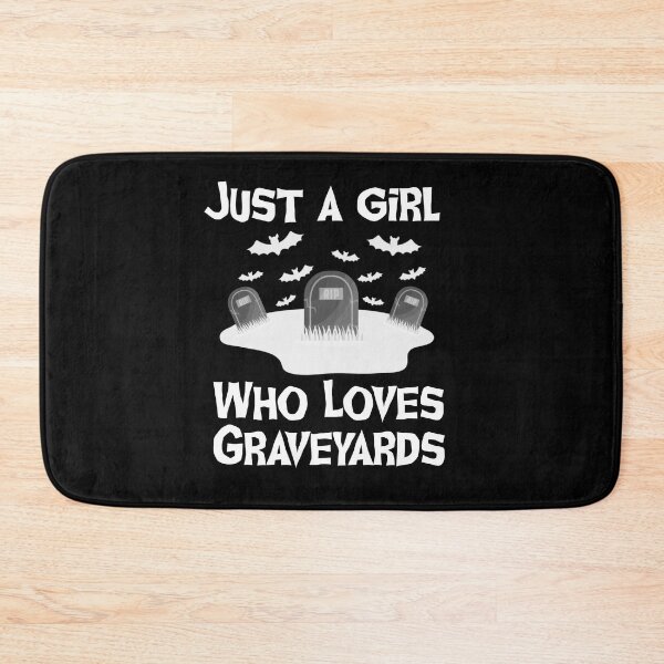 Item preview, Just A Girl Who Loves Graveyards  designed and sold by JessieJune.