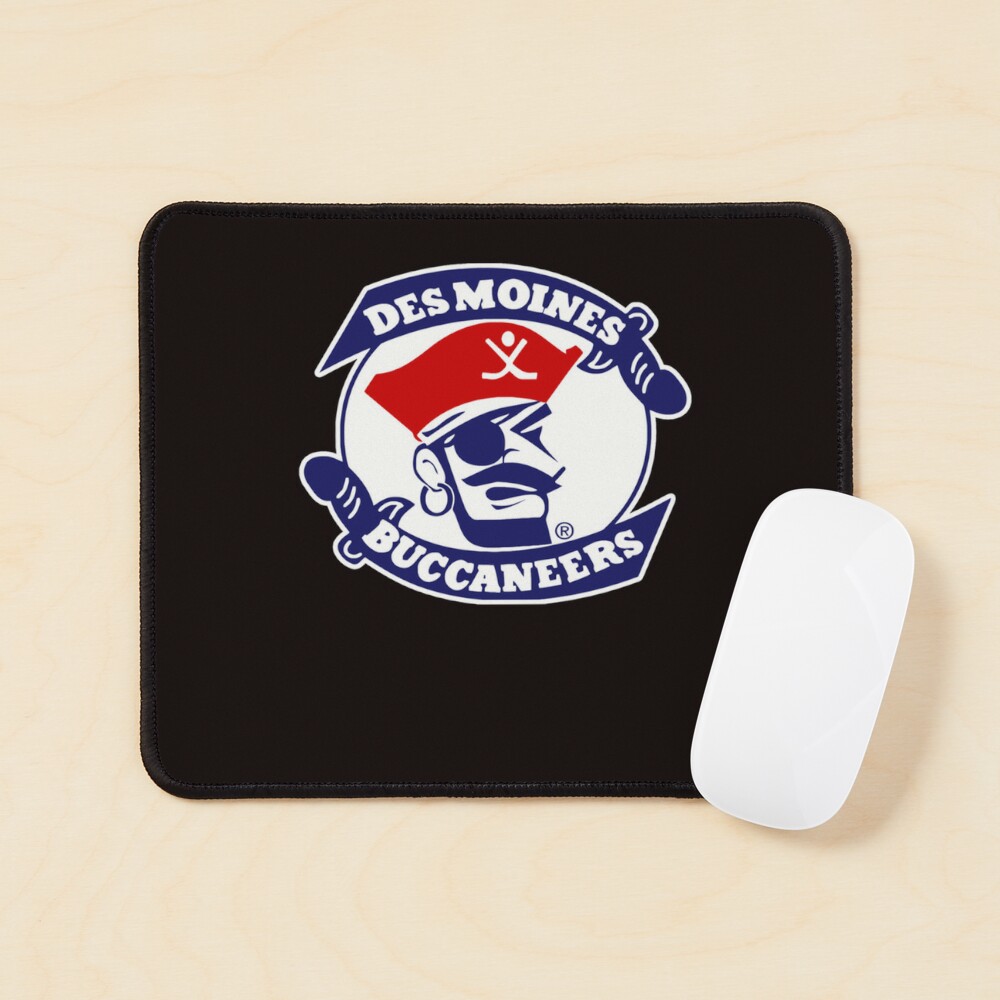 des moines buccaneers american  Sticker for Sale by JozlynnCraynev