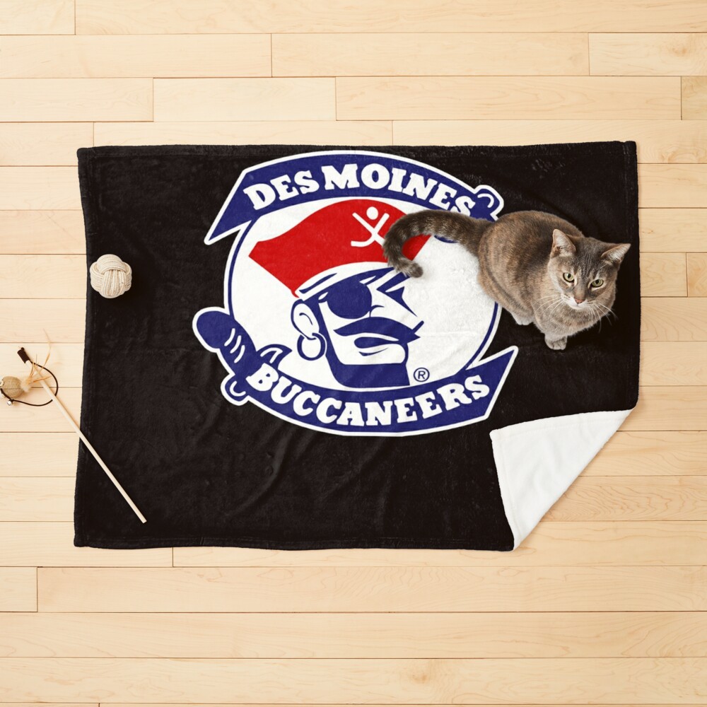 des moines buccaneers american  Sticker for Sale by