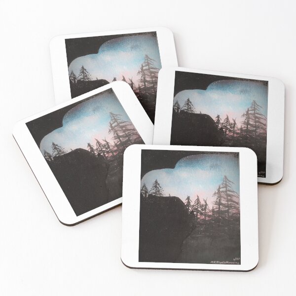 Item preview, Eagle silhouette with forest scene designed and sold by mkfloriomanning.