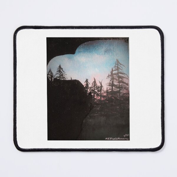 Item preview, Eagle silhouette with forest scene designed and sold by mkfloriomanning.