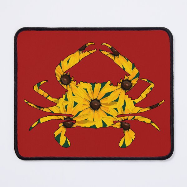 Item preview, Black Eyed Susan Crab (Red) designed and sold by Zia Frazier.