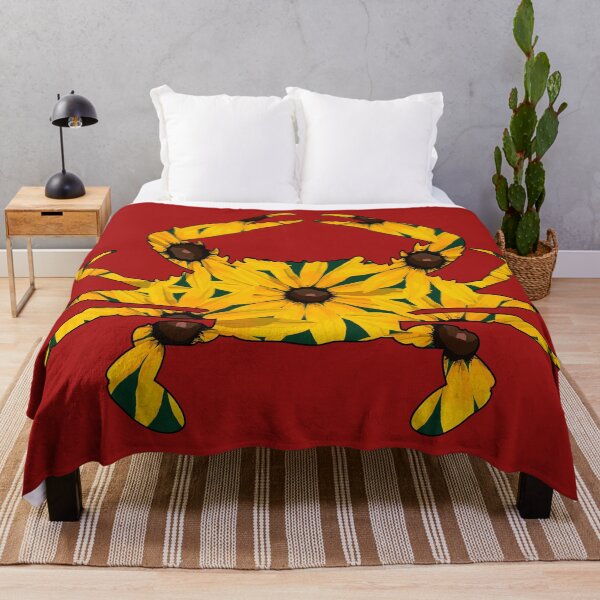 Item preview, Black Eyed Susan Crab (Red) designed and sold by Zia Frazier.