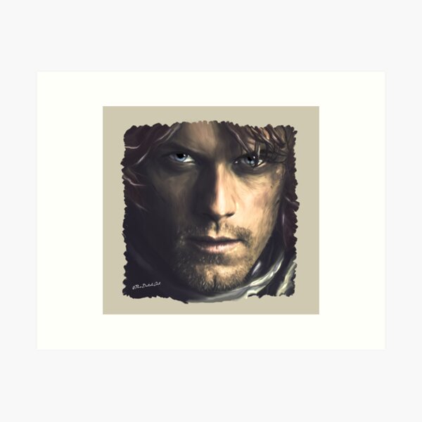 A man torn Art Print