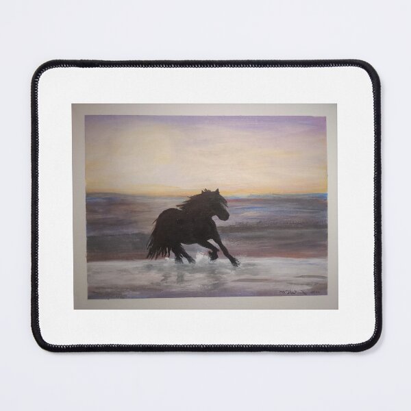 Item preview, Horse Sunset Beach Run designed and sold by mkfloriomanning.