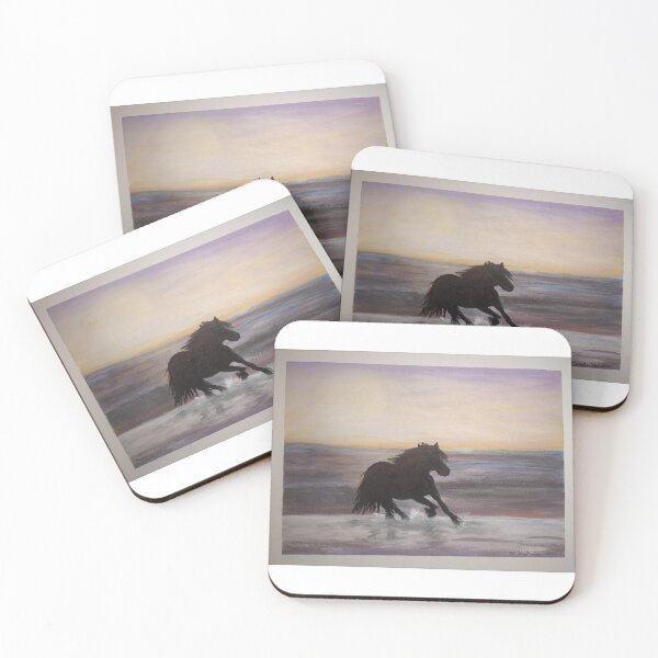 Item preview, Horse Sunset Beach Run designed and sold by mkfloriomanning.
