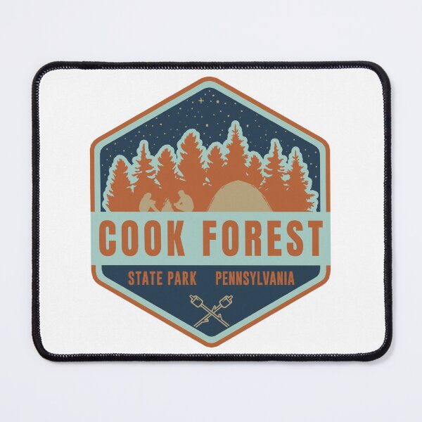 Item preview, Cook Forest State Park Hexagon Logo designed and sold by VanyaKar.