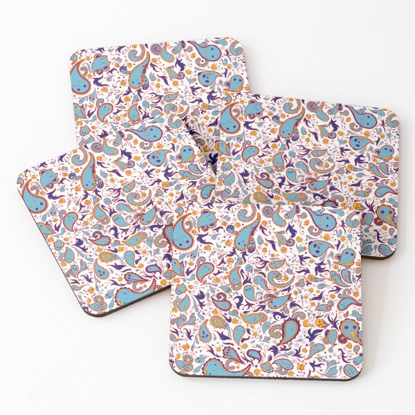 Item preview, Paisley Ghosts in Primary designed and sold by rikkuriffic.