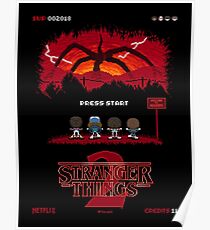 16-bit Stranger Things 2 Poster