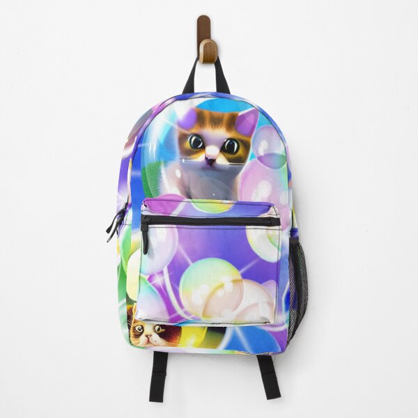 Item preview, Vibrant bubbles with cats designed and sold by TjsDesignsnMore.