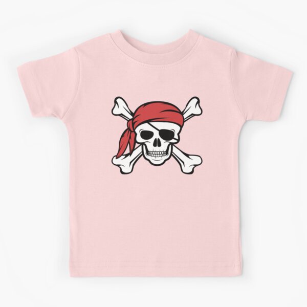 Shop4ever Pirate Skull & Crossbones T-Shirt Pirate Flag Shirts