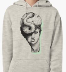 Hybrid Pastel Flamingo Green Pullover Hoodie