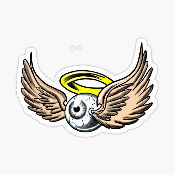 Wing eye Sticker